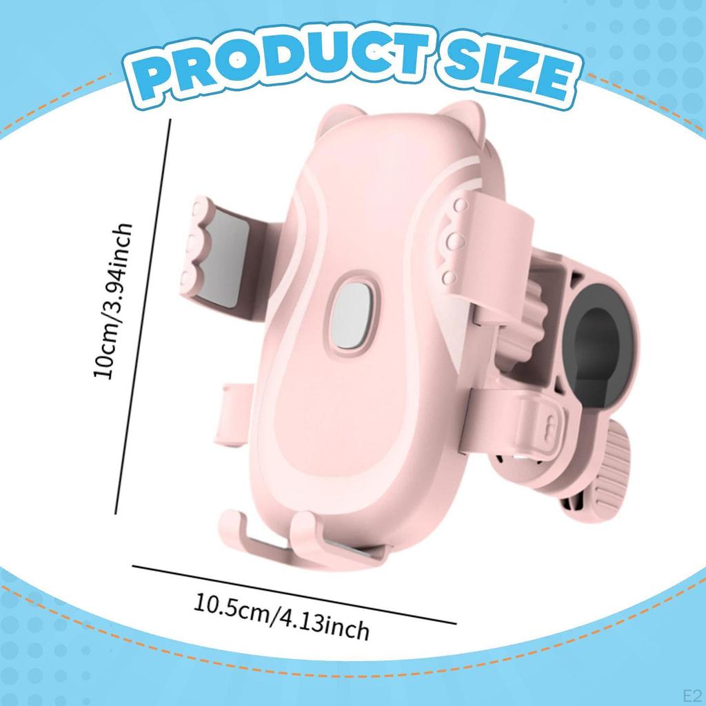 Nastavitelný držák na telefon na kolo, odolný proti nárazům, stabilní, otočný, pro motocykl, na hory