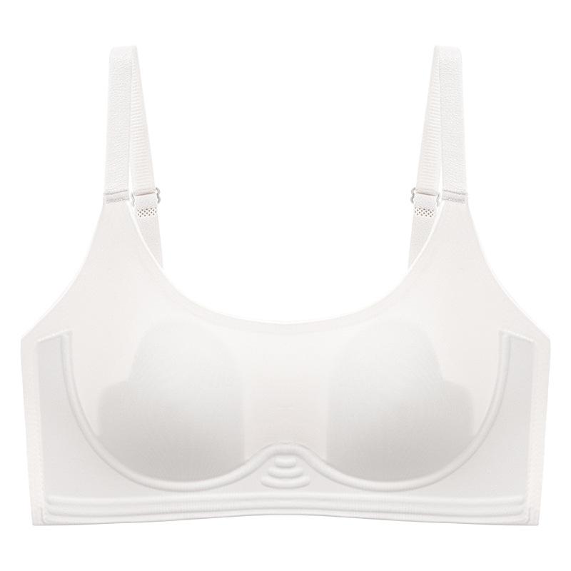 Langsha Seamless Underwear Women's Summer Ultra-thin Bra Ice Silk Breathable Cool Breathable Tube Top Gathers Beautiful Back Underwear Women