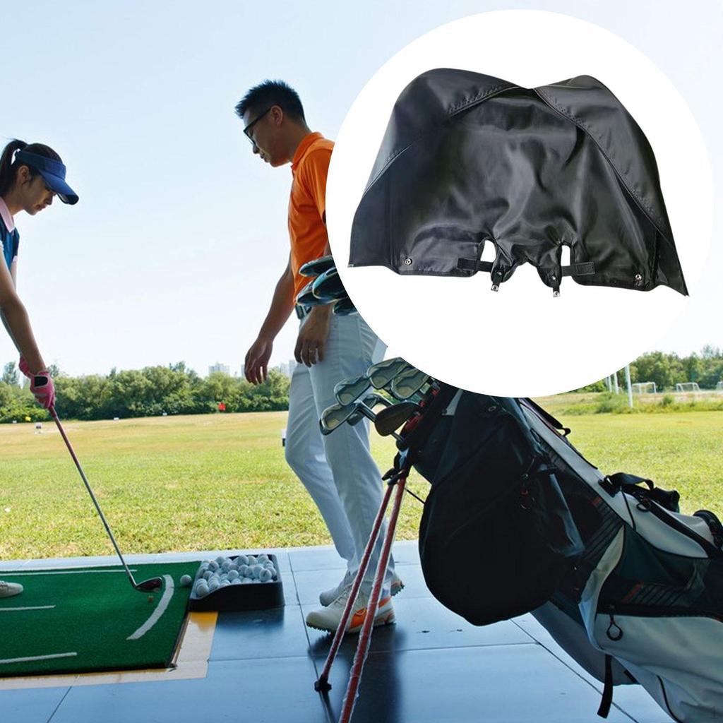 Golf Bag Rain Cover Club Protector Portable Rainproof Hood