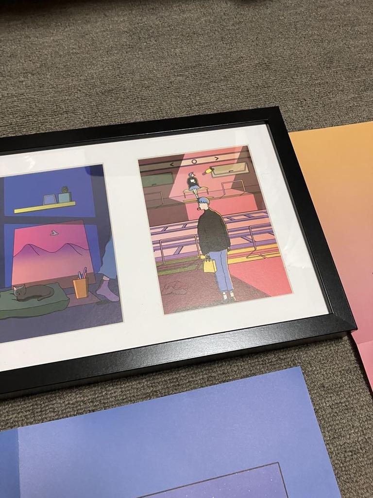 [USED] SHIN MORAE NEON CAKE ZINE Poster Postcard