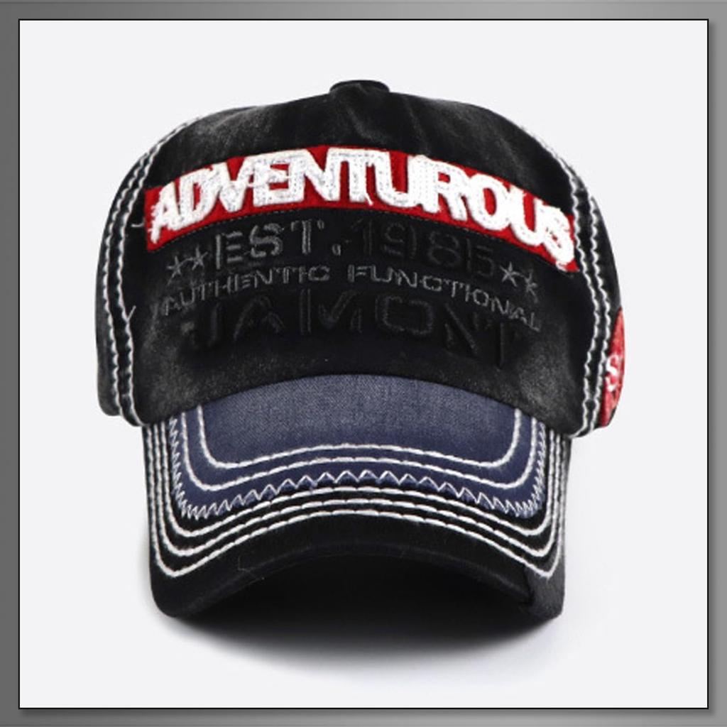 Cap Hat English Logo UV Protection Casual Cold Protection Running CAP584 [Buzz Selection] Men's Women's (Navy)