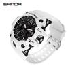 SANDA 6030 Military Quartz Watch Man Waterproof Wristwatch for Men Clock Shock Relogios Masculino Top Brand Sports Men's Watches