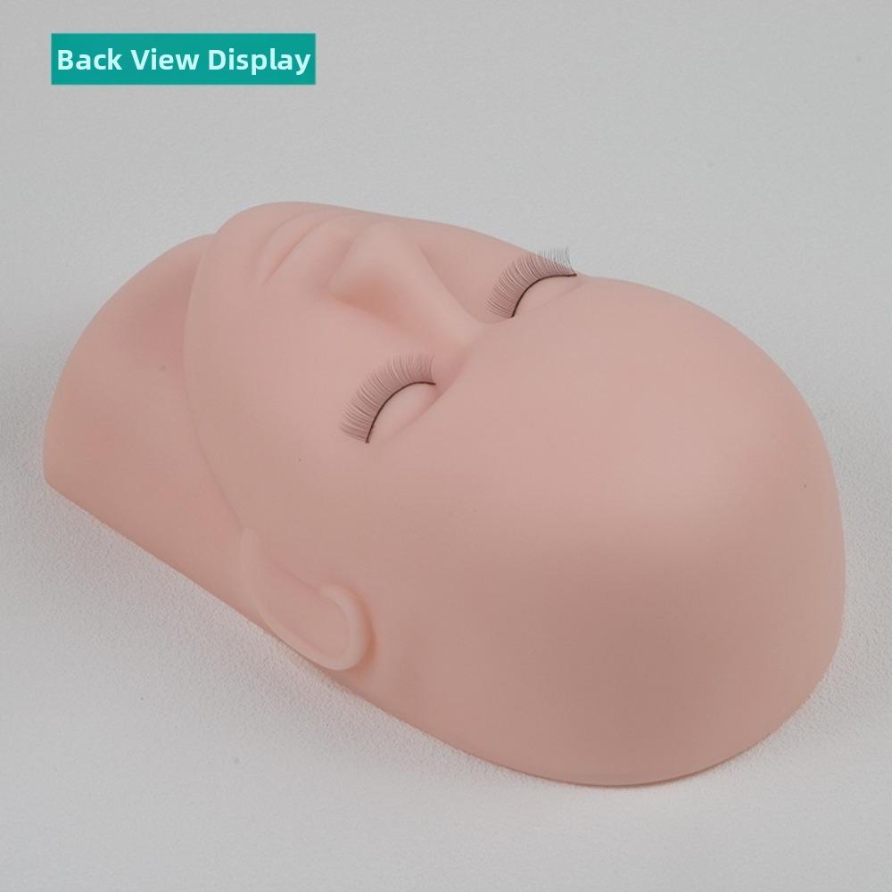 Silicone Realistic Head Dummy Soft Eyelash Planting Eyelash Extension Training