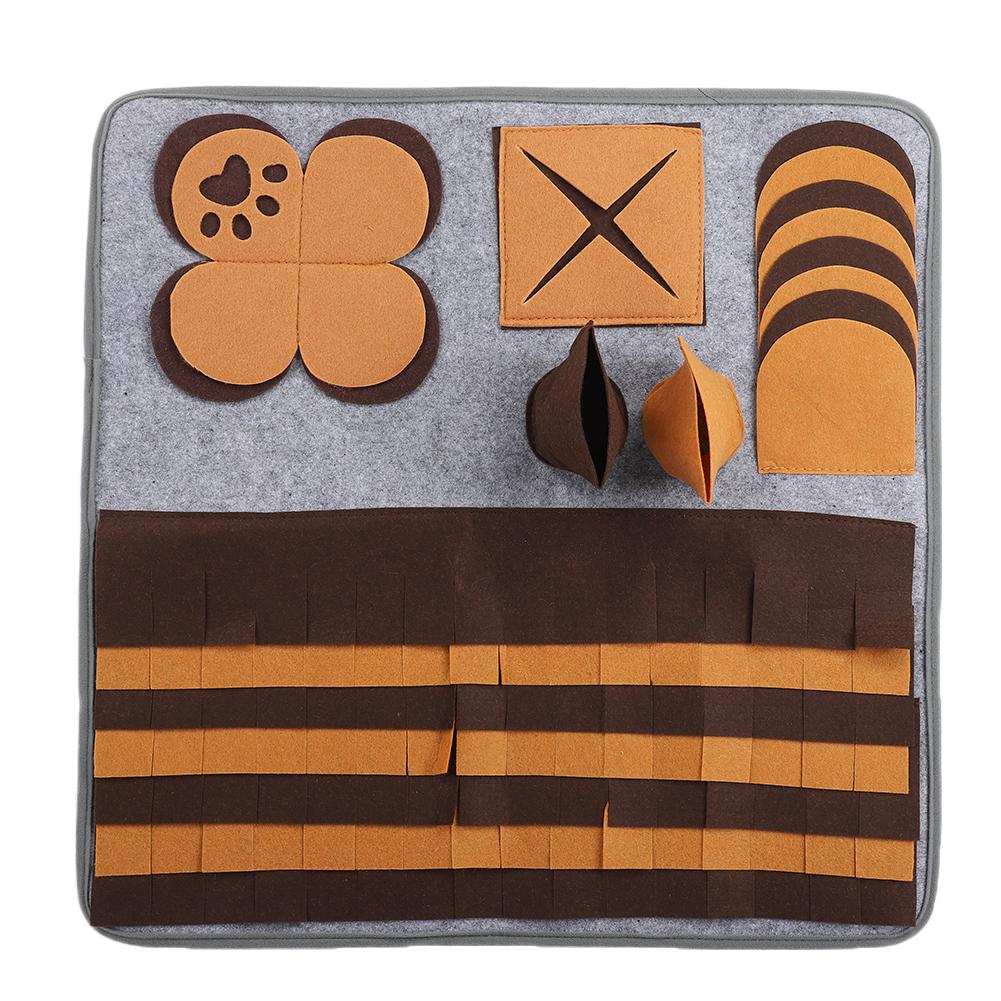 Pet Dog Cat Felt Nose Work Pad Feeding Mat Sniffing Foraging Training Playing Blanket Supply