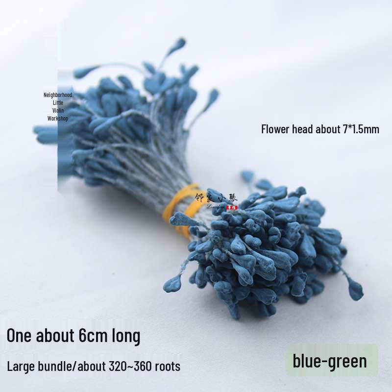 Korean Flat-Head Matte Flower Buds for DIY Hair Accessories