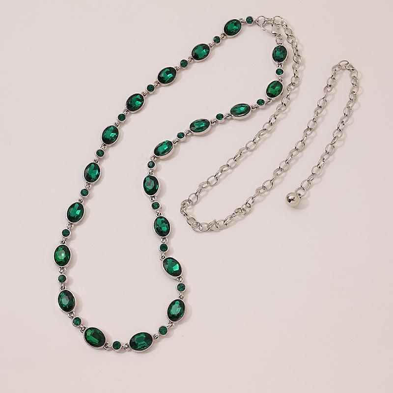Waist Chain for Women High-end Waist Chain for Women Fashion Rhinestone Women Waist Chain for Exquisite and Elegant Women