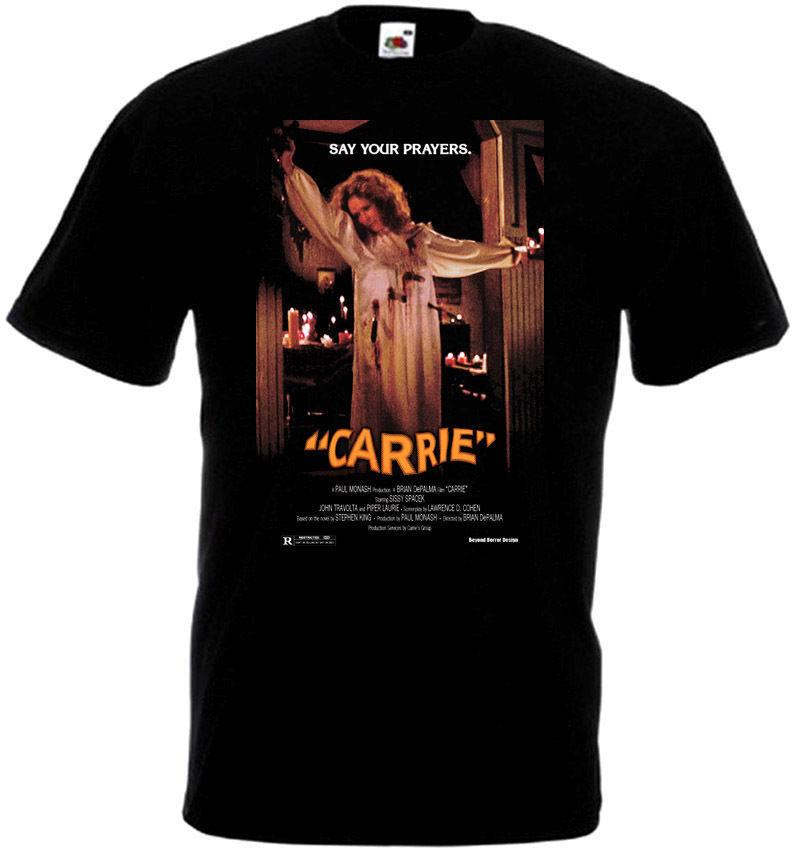 

Carrie v.4 T shirt black horror movie poster all sizes S-5XL L