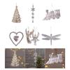 Festivale Crystal Hanging Ornament Luxurious Acrylic Christmas Hanging Decoration For Holiday Ambianc Enhancers