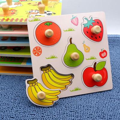 Montessori Puzzle Toy: Baby Enlightenment Peg Board for Early Education and Children's Cognitive Development