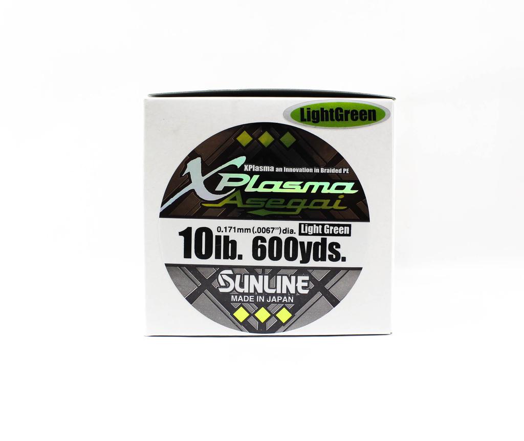 Sunline P.E Line Asegai Xplasma 600yds P.E 1 10lb Light Green (5059)