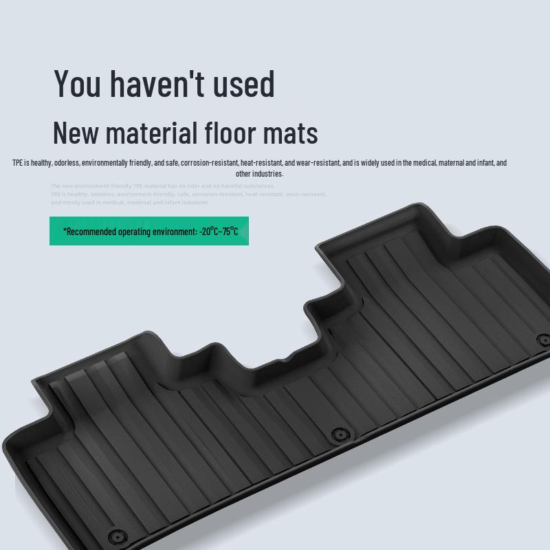 TPE All-Weather Floor Mats & Trunk Mat for BYD Fangchengbao Yangwang U7 Cars.