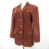 UNITED COLORS OF BENETTON Corduroy Tailored Jacket [46/Women XL/Brown](USED)