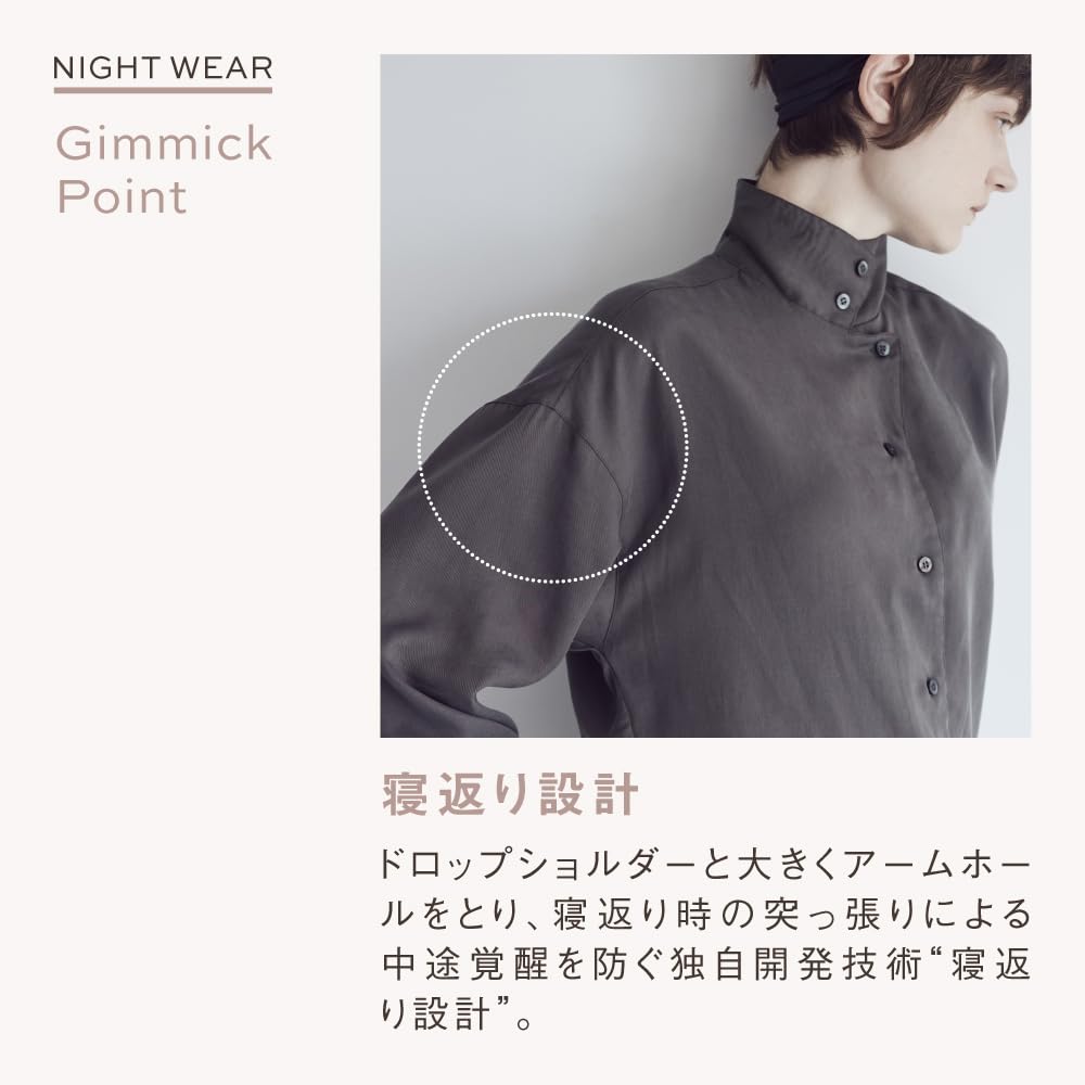 Gunze Roomwear TZW691 Dusty Size M éCALME Women's Pink,