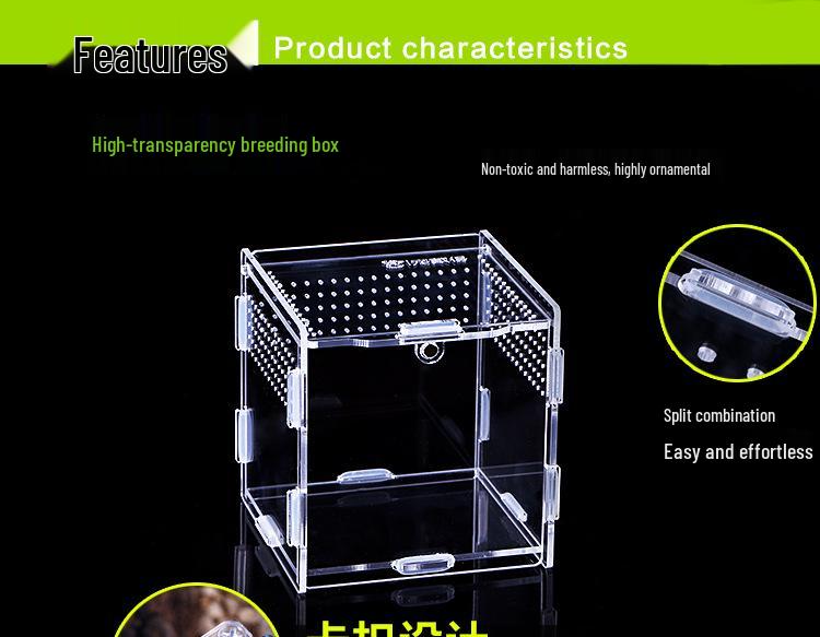 Προηγμένο Ακρυλικό Τεράριο Αναπαραγωγής Ερπετών - 360° Υψηλή Διαφάνεια
