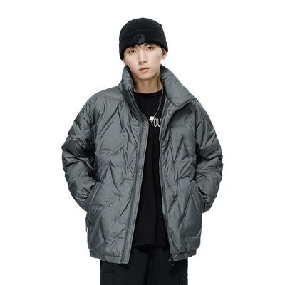 Inverno Fat Plus Plus Plus Plus Tamanho Casual Jaqueta Masculina de Penas, Inverno Grosso Plus Veludo Jaqueta Masculina de Penas