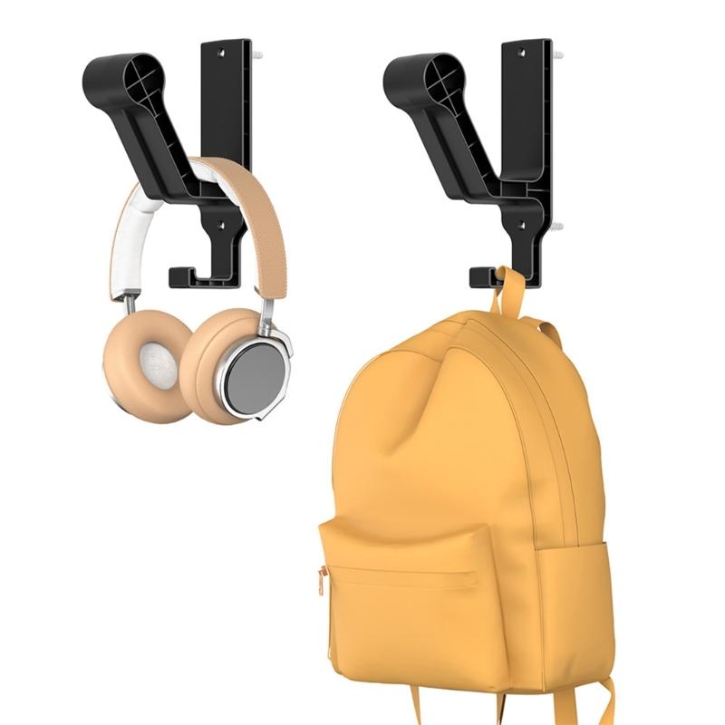 Wallmount Headsets Hook Small Design Wall Hook Earphone Organizers Coat Hook With Screws For Space Saving Holder