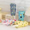 Portable Milk Tea Tote Bag Heat Preservation Bag Eco-Friendly Handbag Carrying Insulated Cup Cover Tumbler Cup Accessories