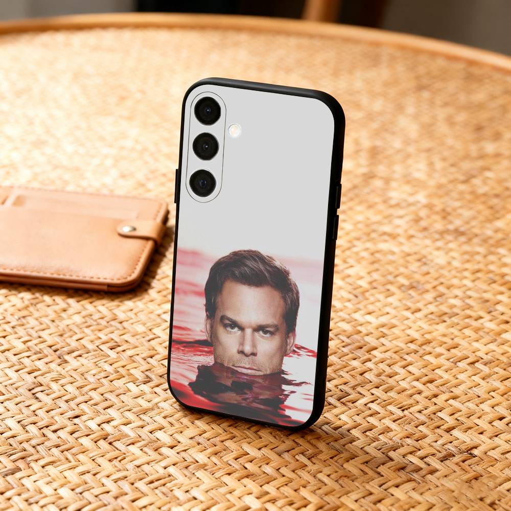 

D-Dexie-D-Dexter M-Morgan Phone Case For Samsung A73,A21s,A22,A31,A32,A52,A53,A71,A80,Soft Black Shell Samsung a40