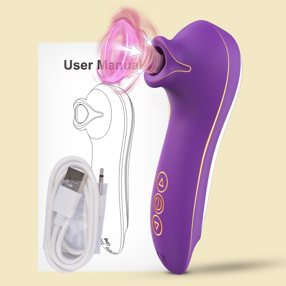 Frauen Saugvibrator Weibliche Klitoris Brustwarze Oraler Masturbator Vagina G-Punkt Vakuum-Massagegerät Weiblich für Erwachsenenprodukt Sexspielzeug