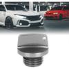 M20 x 2.5 Universal Motorcycle Engine Oil Filler Cap Screw Cover Plug Gray with O-ring Valve Oil Cap Transmission Tank Cover