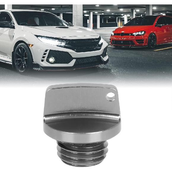 M20 x 2.5 Universal Motorcycle Engine Oil Filler Cap Screw Cover Plug Gray with O-ring Valve Oil Cap Transmission Tank Cover