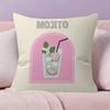 Hot MMmargarita Cocktail Arted  Pillow Cover Sofa Cushion Cover Home Room Decoration Children Gift