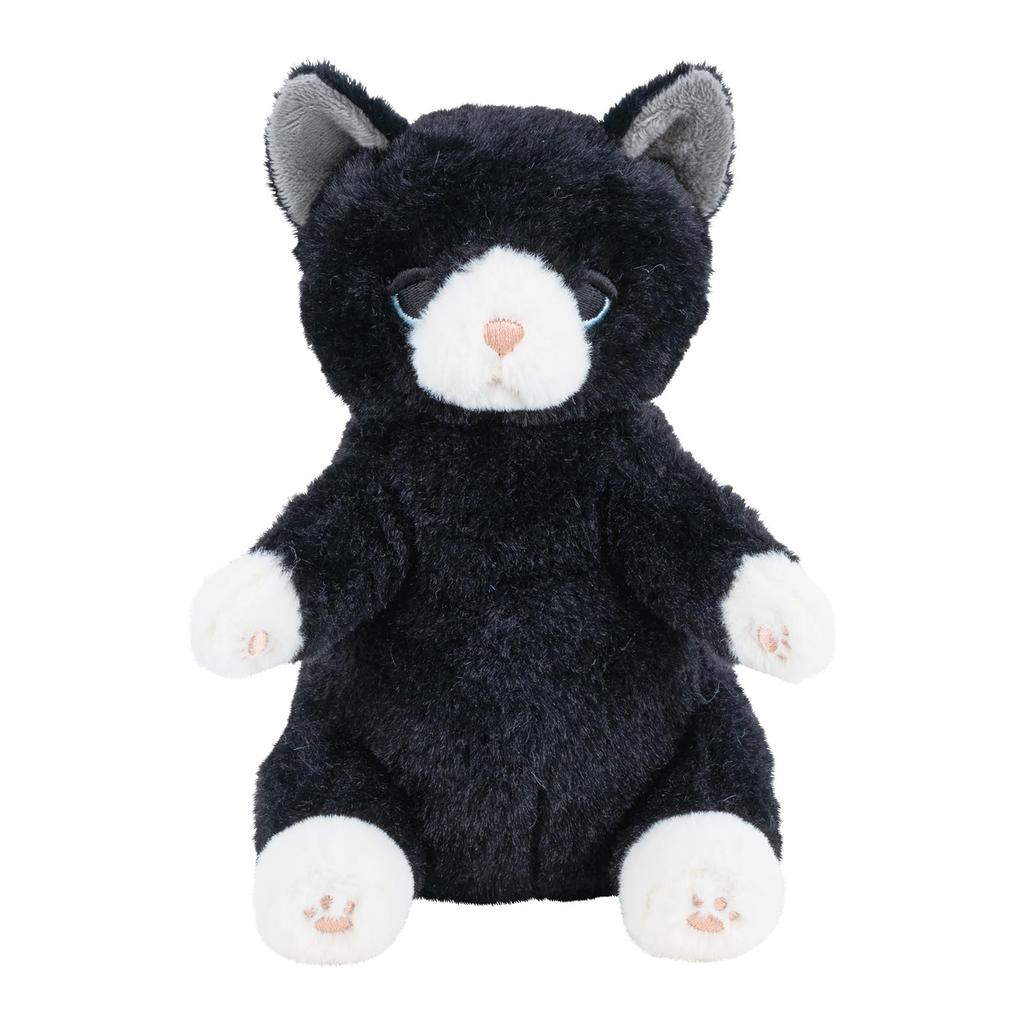 Live Heart Mascot Posies Black Cat (approx. 16cm Long) Cute Cat Plush Figurine 37770-73