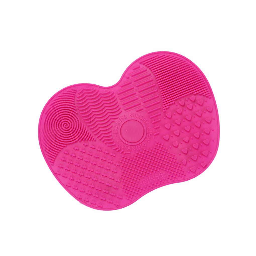 Universal Women Eyeshadow Foundation Concealer Makeup Brush Cleaning Mat Hotel Dress Room Portable Silicone Washing Pad