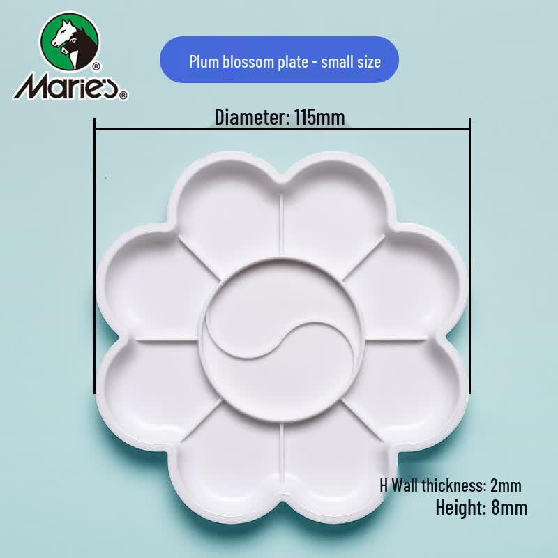 Marie s Plastic Plum Blossom Paint Palette