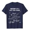 Funny Anatomy Of A Pew Pewer 2A Supporter Funny Gun Meme TShirt 3D Printed Clothes Tees For Men Cotton Harajuku Streetwear