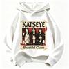 KATSEYE Beautiful Chaos Vintage Poster Kids Hoodie, Retro Group Photo Graphic Pullover Sweatshirt Unisex Boys Girls Kpop Fan Streetwear Tops