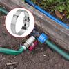 Stainless Steel Hose Clamp,   Pipe Clamp with Gr Mechanism, Reusable Hose for 20-35mm Diameter Hoses