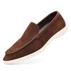Fashion Luxury Brand Men's Suede Loafers Casual Slip-On Driving Shoes All-match Comfortable Flat for Men Breathable Male Walking Shoes