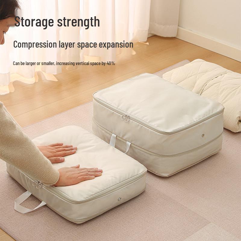 Large Waterproof Down Jacket Storage Bag with Handle and Zipper