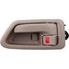 OCPTY Door Handles Interior Front Rear Driver Passengere Side Replacement Fit 1997-2001 for Camry Inside Door Handles Texture Beige(4pcs)