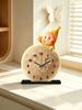 Xingren Desktop Clock Ornament Cream Wind Pendulum Living Room Entrance Pendulum Desktop Clock Creative Silent Clock