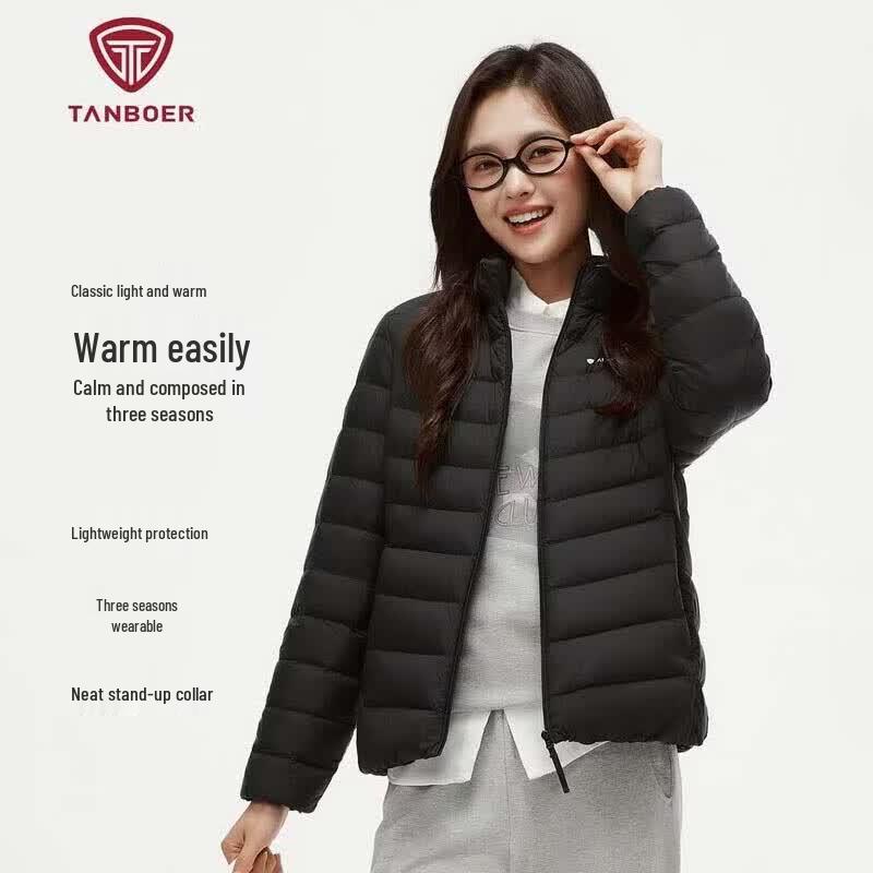 Tanboer Women's Lightweight Hooded Down Jacket TB60330266