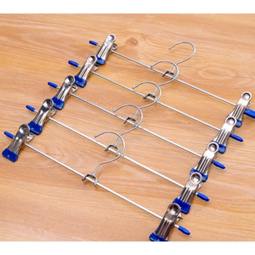 Pants Hanger,  Clip Hangers with Anti Slip Clips, Metal Clip Hangers,space Saving, 360 ° Rotating Hook Hangers, Pants Hanger