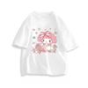 Summer 2026 New Childrens Tshirt Melody Graffiti Cartoon Print Pure Cotton Breathable Parentchild Fashion Short Sleeve