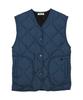 Denivel Reversible Quilted Vest (Black)