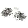100 Sets Blank Button Badge Parts Set Round Shape Rust Prevention Easy Print Button Pin Badge Kit for Button Making Machine