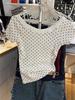 BM American Polka Dot Slim Fit Short Sleeve Round Neck T-shirt