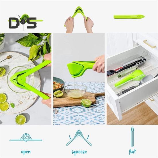 Exprimidor de Limón Manual Exprimidor de Limón de Mano Prensa Manual de Verduras Fácil de Usar Exprimidor de Cítricos para Cocina Bar Viajes al Aire Libre