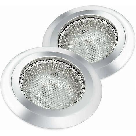 EternaNest 2 Pack Strainers - 4.5" Wide Rim - Stainless Steel Kitchen Drain
