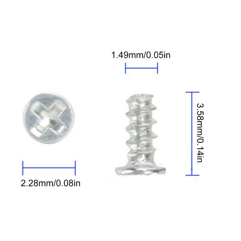 58Pcs Full Screws Set for NS Lite Game Console Repair Replacement Head Screw Kit