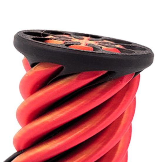 1/2Pcs Impossible Pyramid Passthrough Sculpture 3D Printed Spiral Cone Cylinder Toy Pass Through Pyramid Figurine Stress Relief Mini Pyramid Fidget