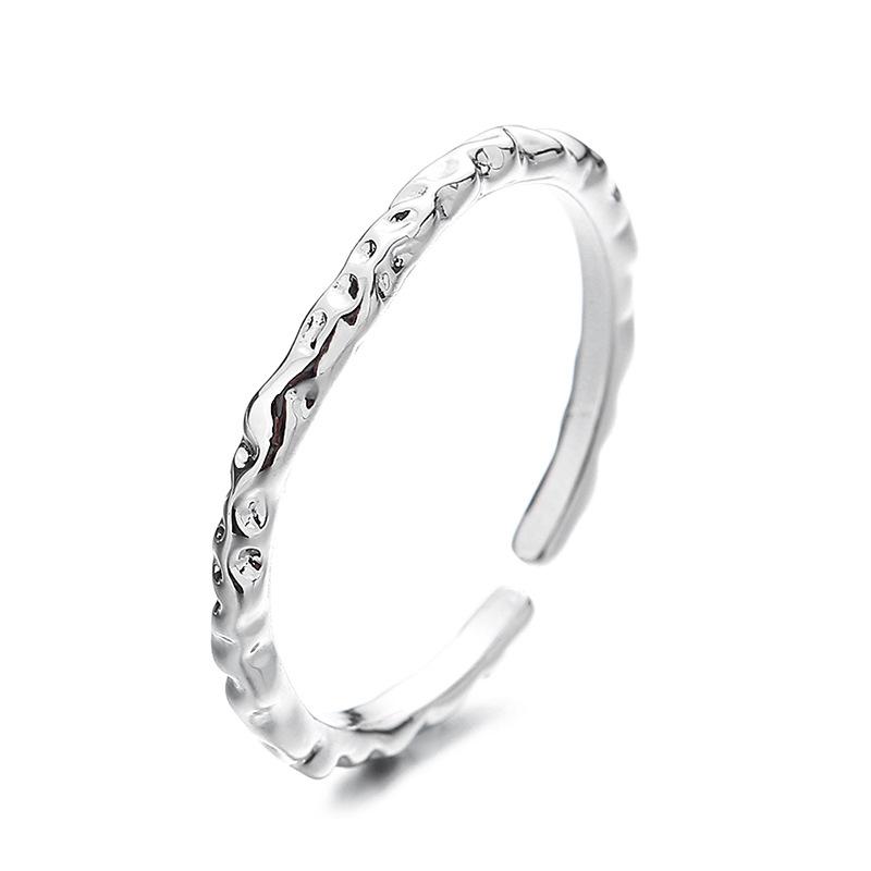 2026 Adjustable Candy Paper Ring, Female Ins Niche Design, Fashionable, Cold Wind, Advanced Sense, Student Girlfriend Tide Resizable серебряный