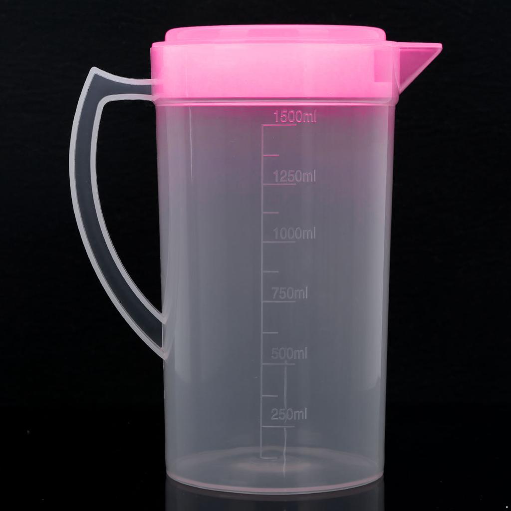 1500/2000/2500ml Waterkan Plastic Maatkan Waterketelkan met Deksel Handvat