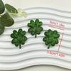 30pcs Green and Glitter Four-Leaf Clover Patches,Dual-Sided, DIY Crafts, Pet Accessories,Shoe and Hat Decorations,craft Supplies