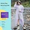 Reusable Full-Length Women's Raincoat for Outdoor Use